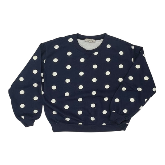 Sweatshirt Crewneck By Loft In Blue, Size:S