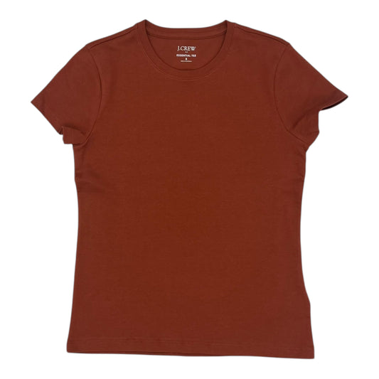 Top Ss Basic By J. Crew In Orange, Size:S