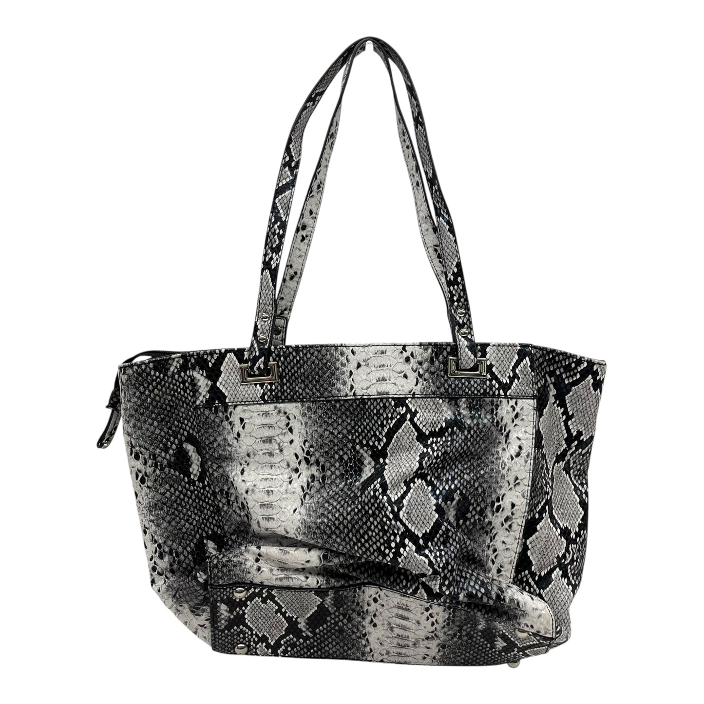 Handbag By Nine West In Snakeskin Print, Size:Medium