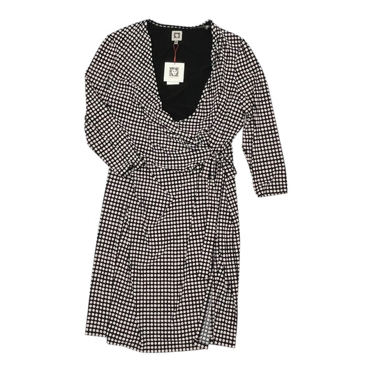 Dress Party Midi By Anne Klein In Black, Size:Xl