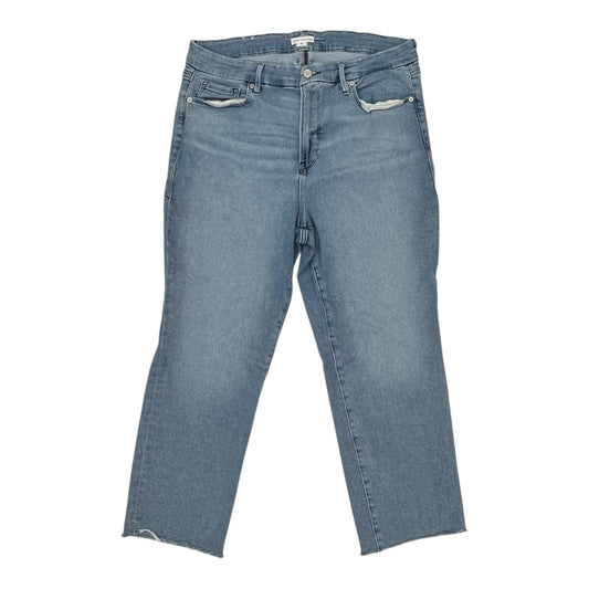 Jeans Straight By Good American In Blue, Size:18