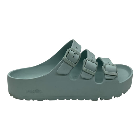 Sandals Flats By Birkenstock In Green, Size:9