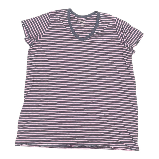 Dress Casual Short By Universal Thread In Grey & Pink, Size:4X