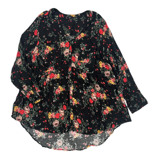 Tunic Ls By Torrid In Floral Print, Size:4X