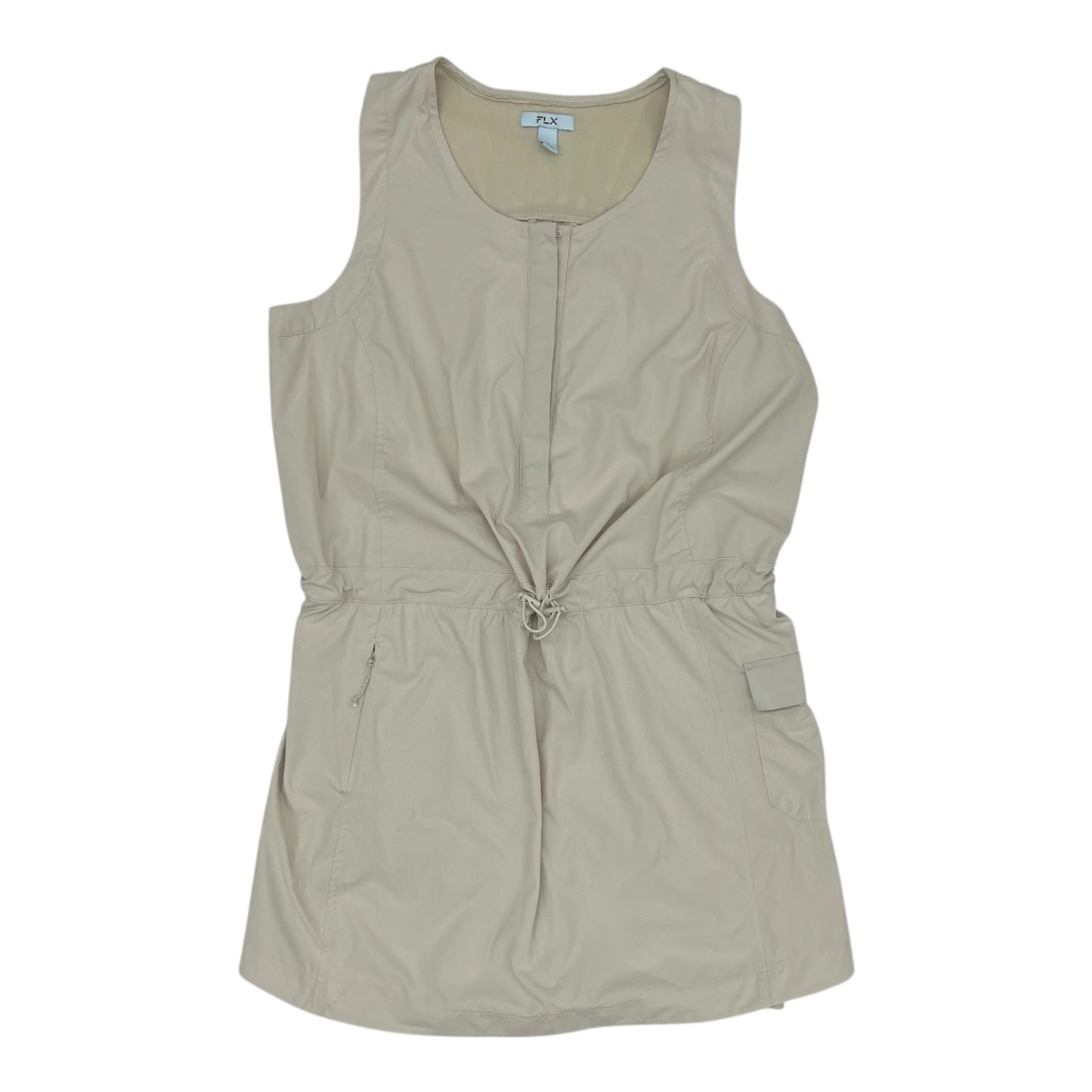Athletic Dress By Flx In Tan, Size:L