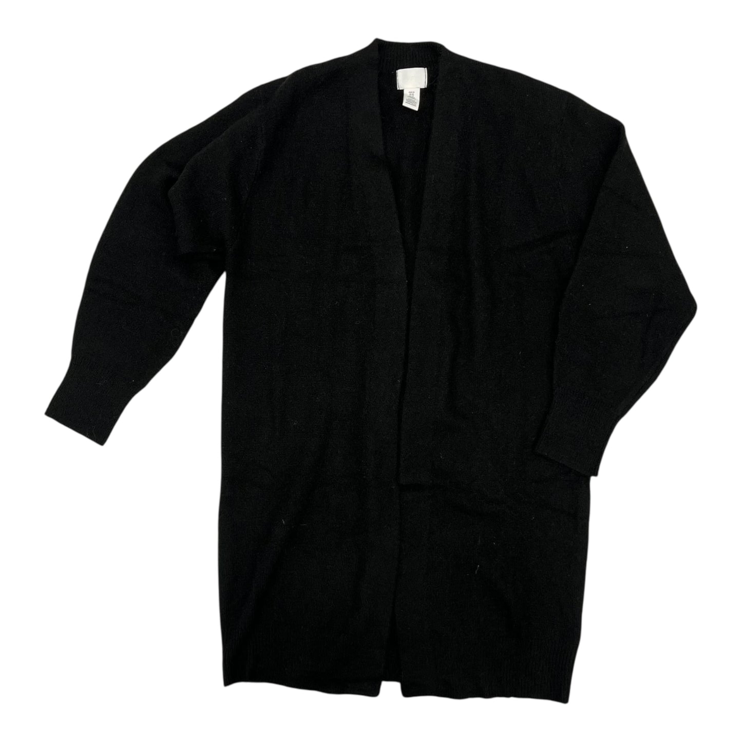 Sweater Cardigan By H&M In Black, Size:Xs