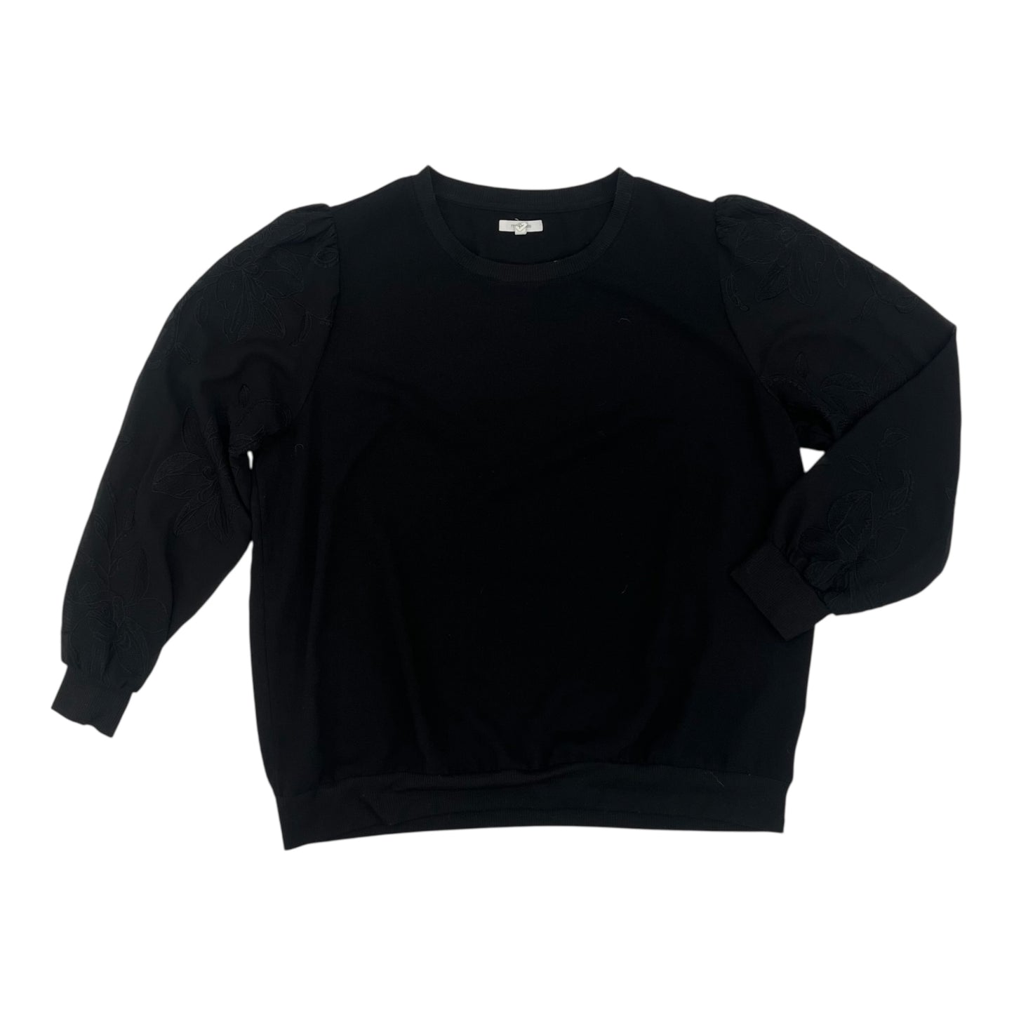 Blouse Ls By Maurices In Black, Size:Xl