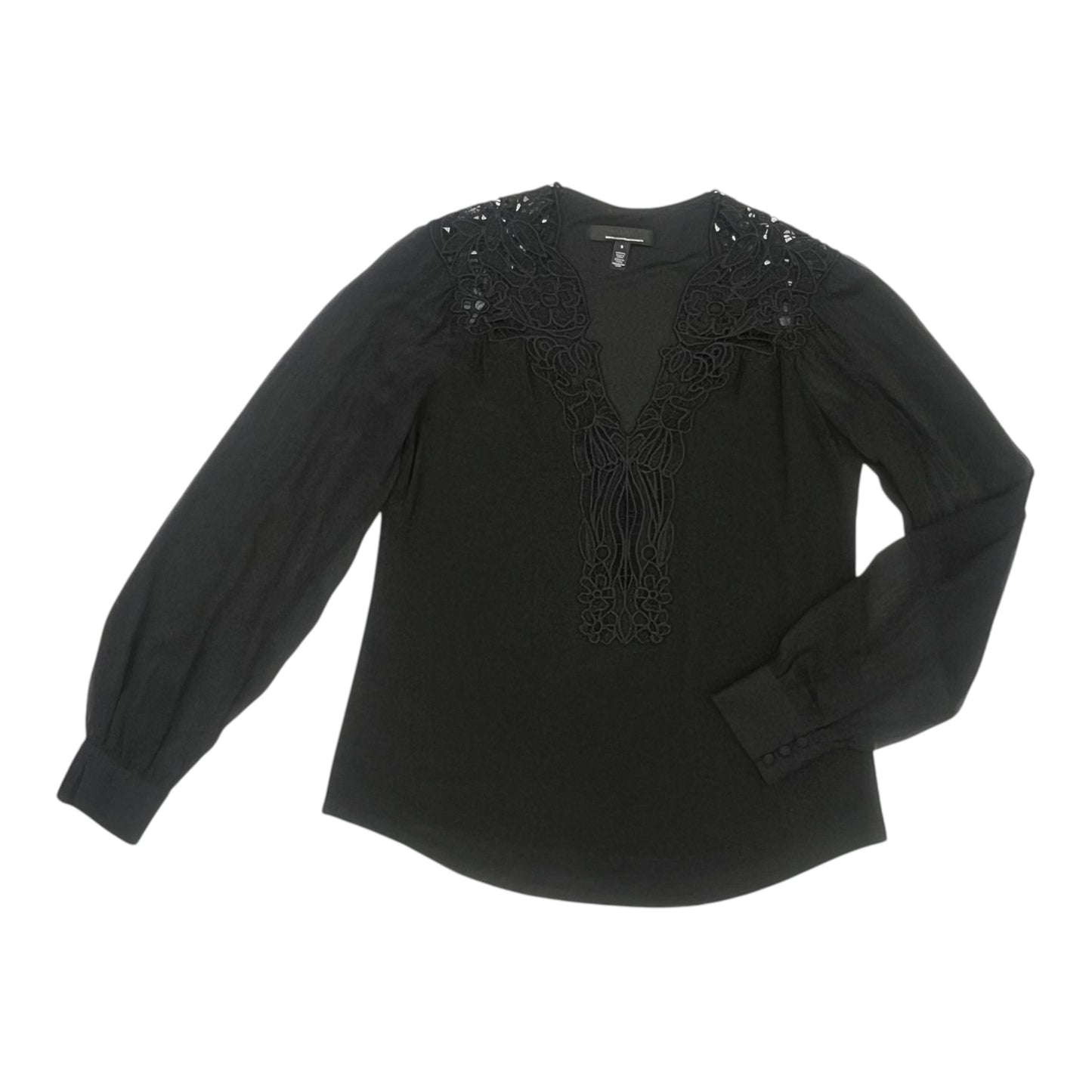 Blouse Ls By White House Black Market In Black, Size:S