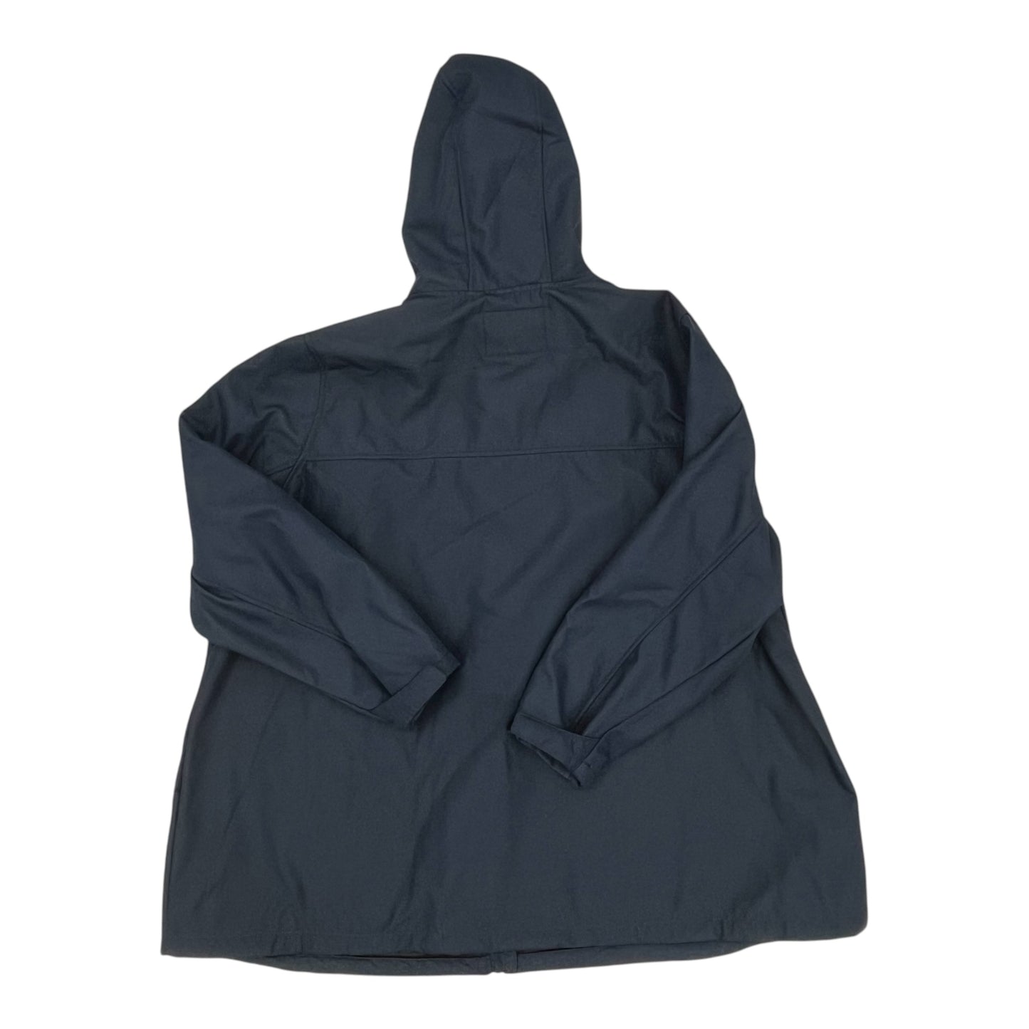 Jacket Windbreaker By Clothes Mentor In Blue, Size:5