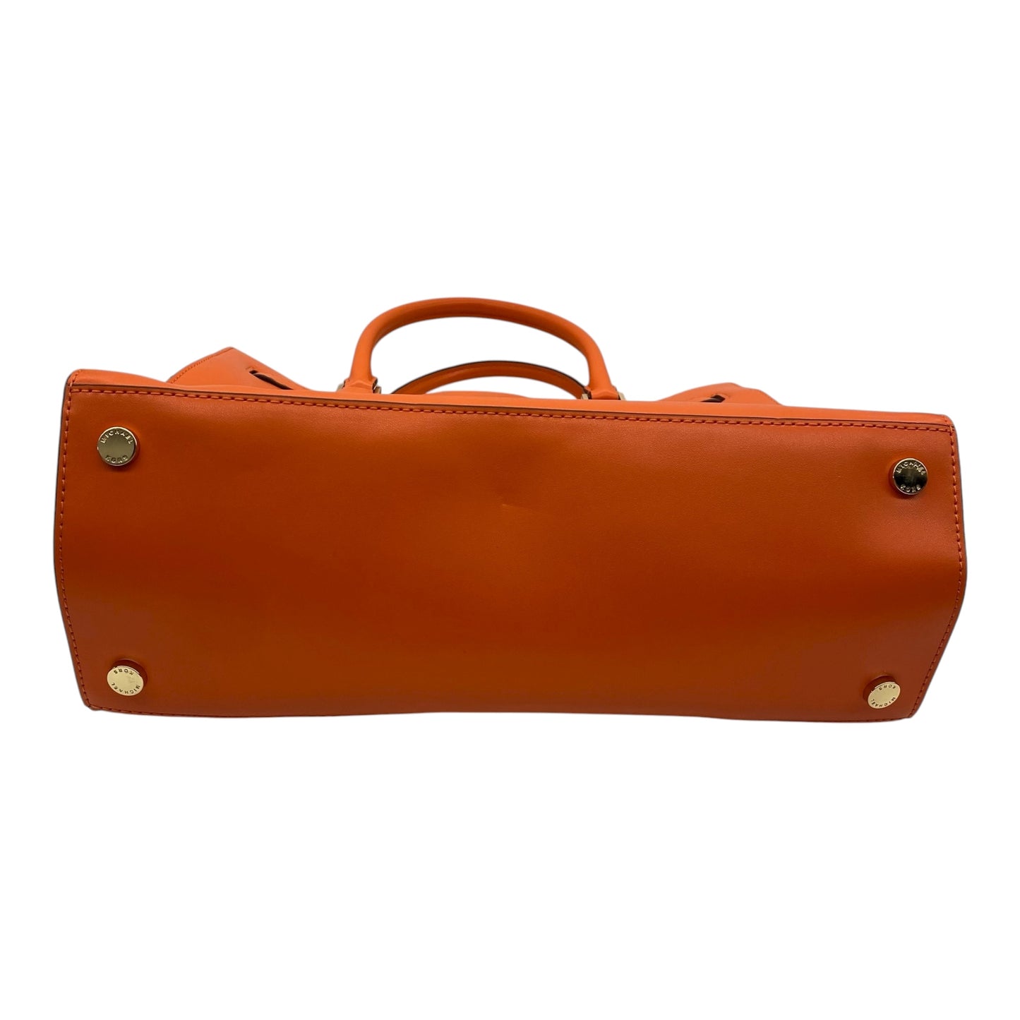 Handbag Designer By Michael Kors In Orange, Size:Medium