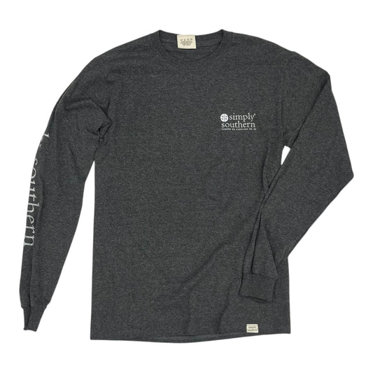 Top Ls By Simply Southern In Grey, Size:S