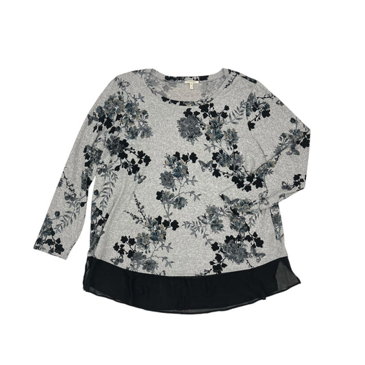 Top Ls By Maurices In Grey, Size:2X