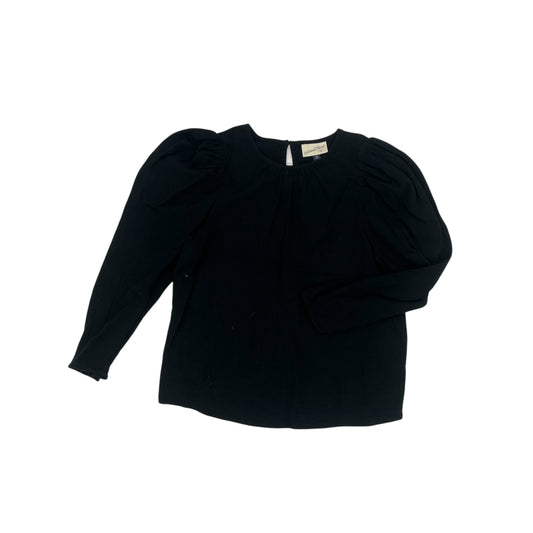 Blouse Ls By Universal Thread In Black, Size:Xs