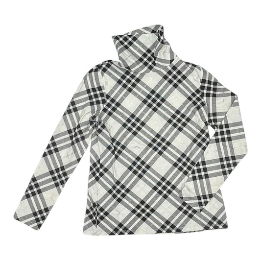 Top Ls By Talbots In Black & Red, Size:L