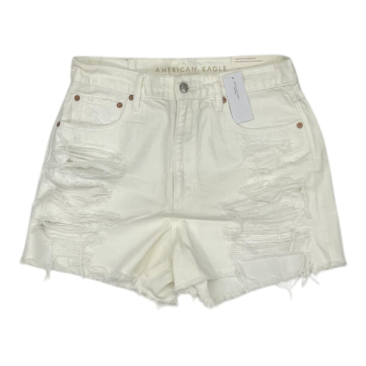Shorts By American Eagle In White Denim, Size:8
