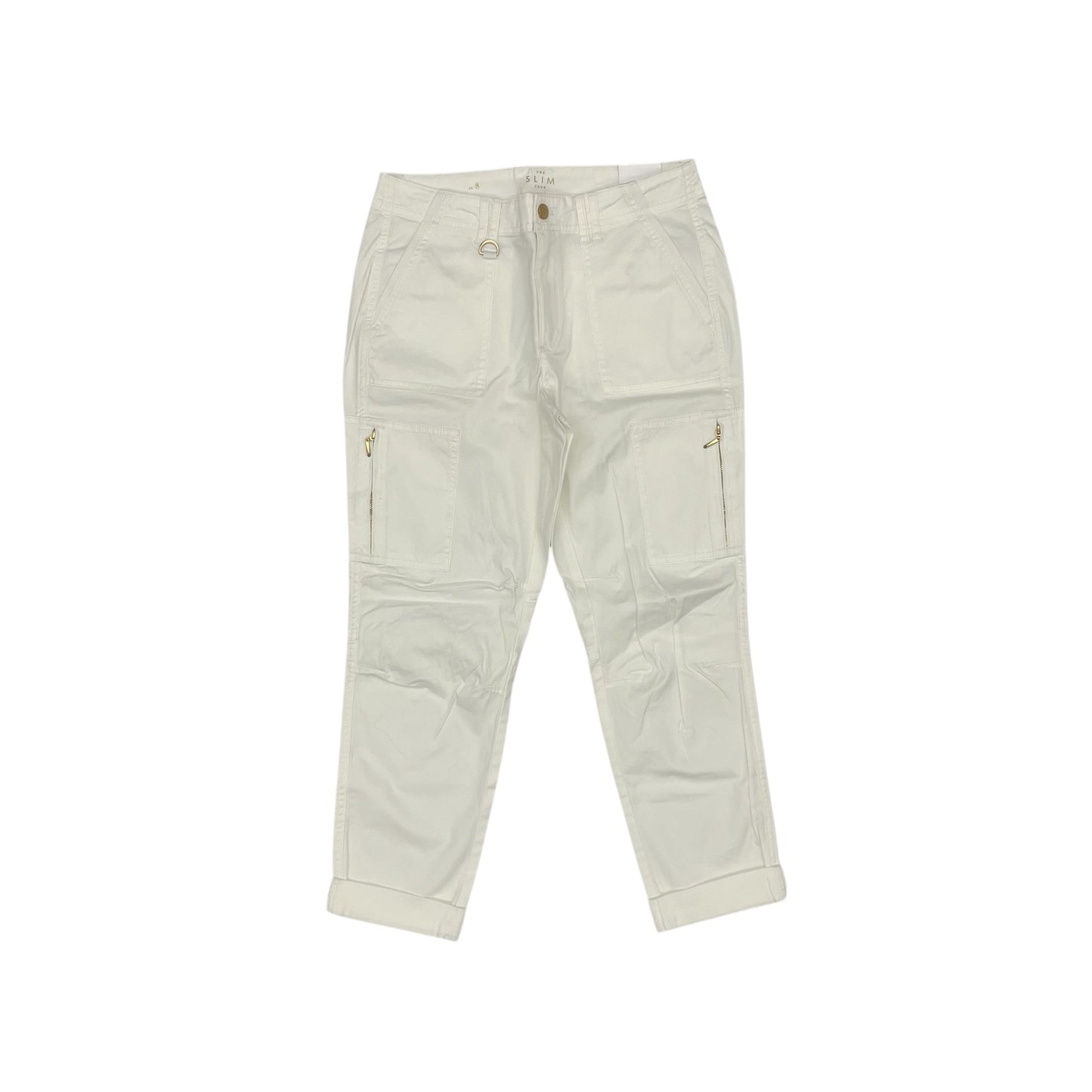 Pants Cropped By White House Black Market In White, Size:8