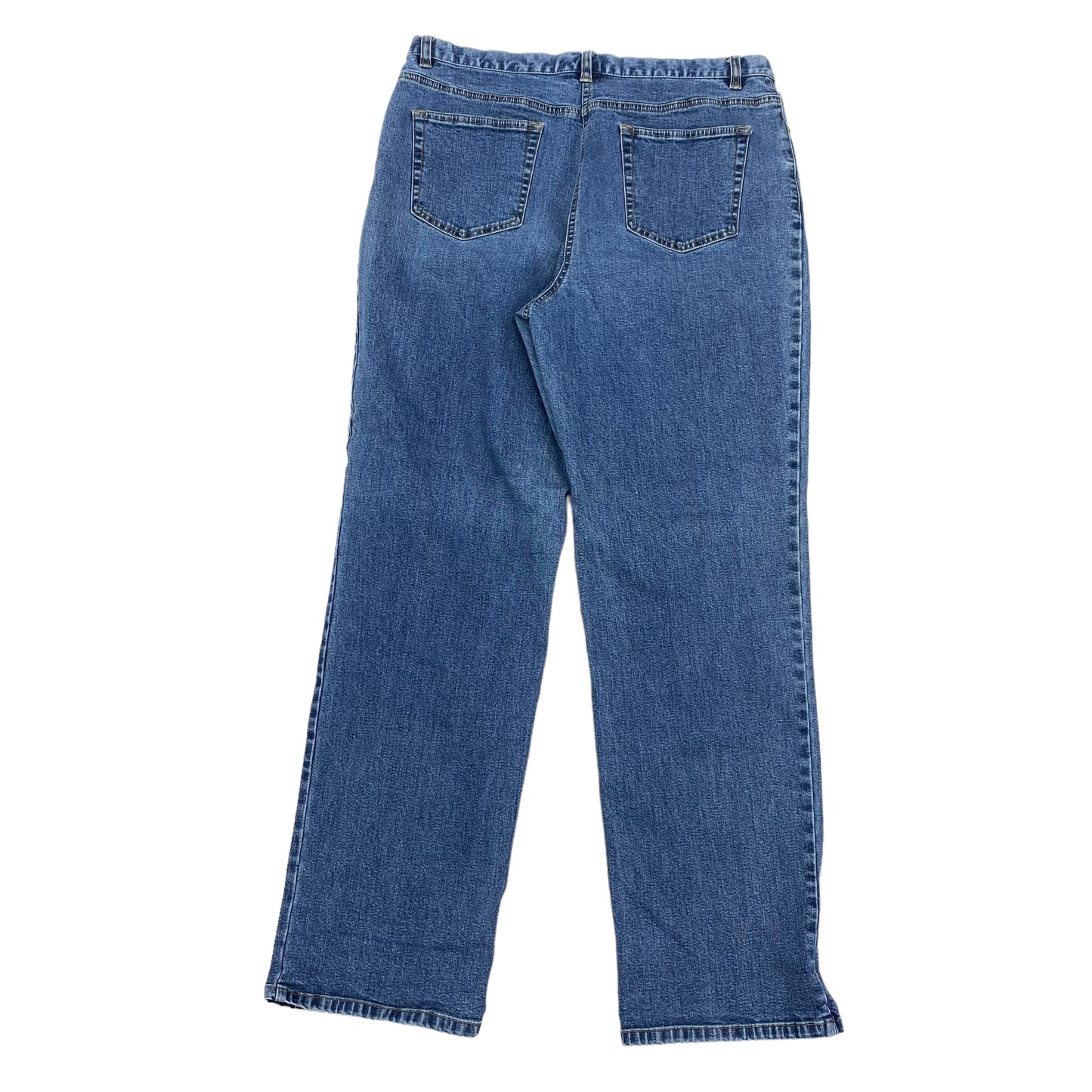 BLUE DENIM JEANS STRAIGHT by CHARTER CLUB Size:14