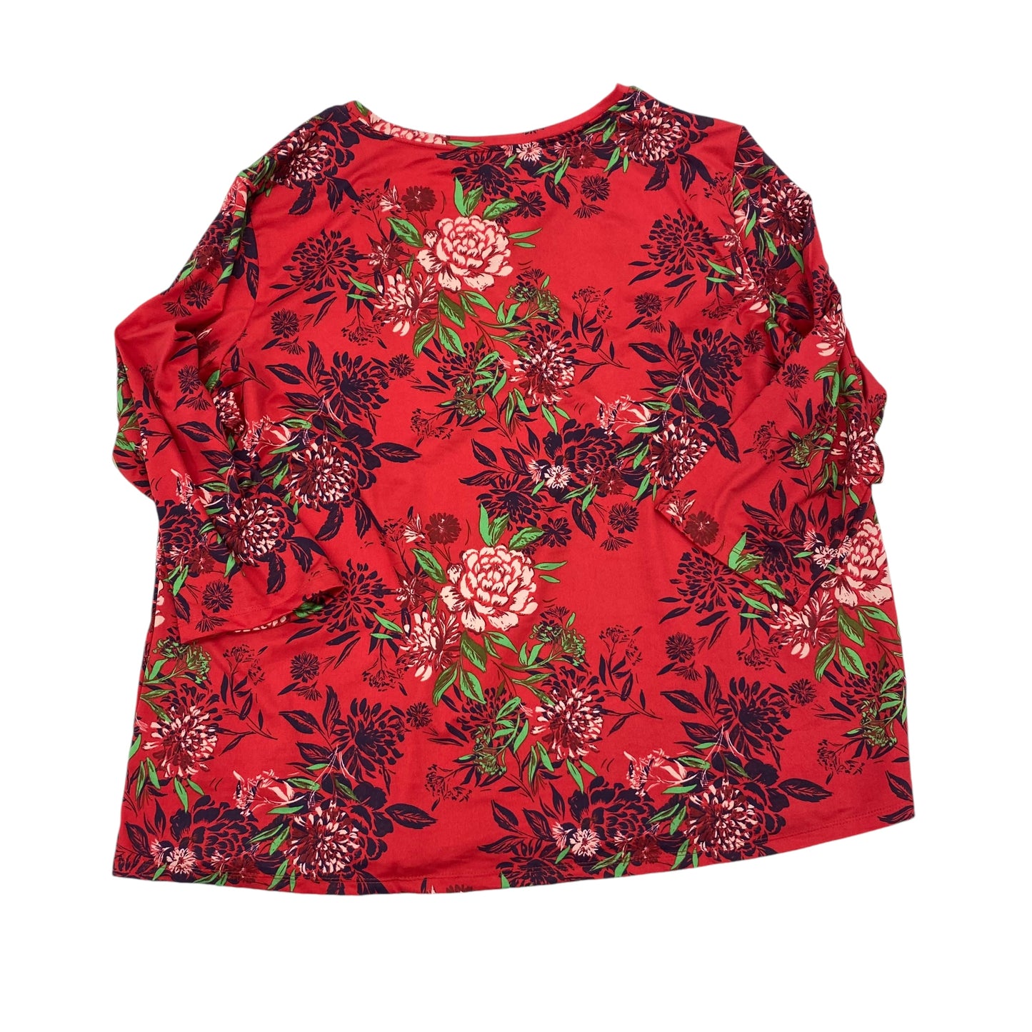 Top Ls By The Pioneer Woman In Red, Size:2X