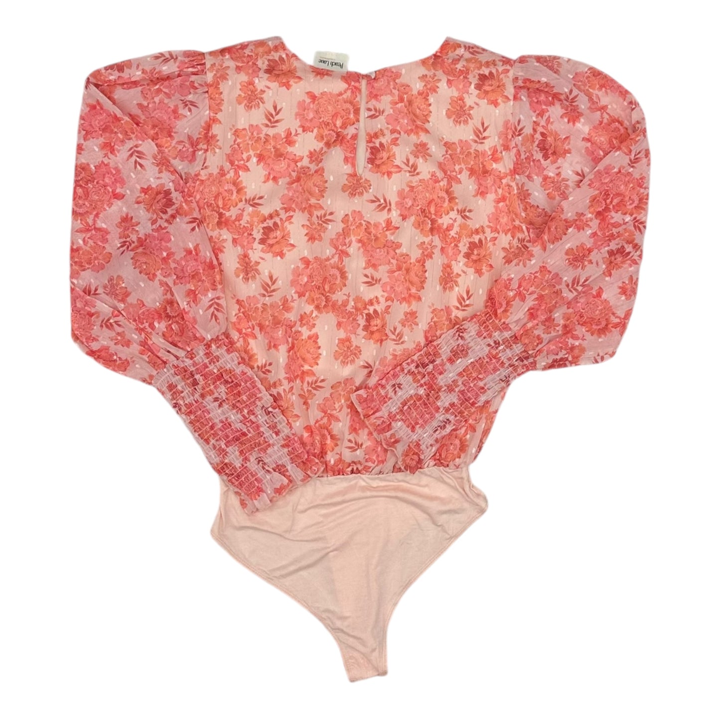 Bodysuit By Peach Love Cream California In Pink, Size:S