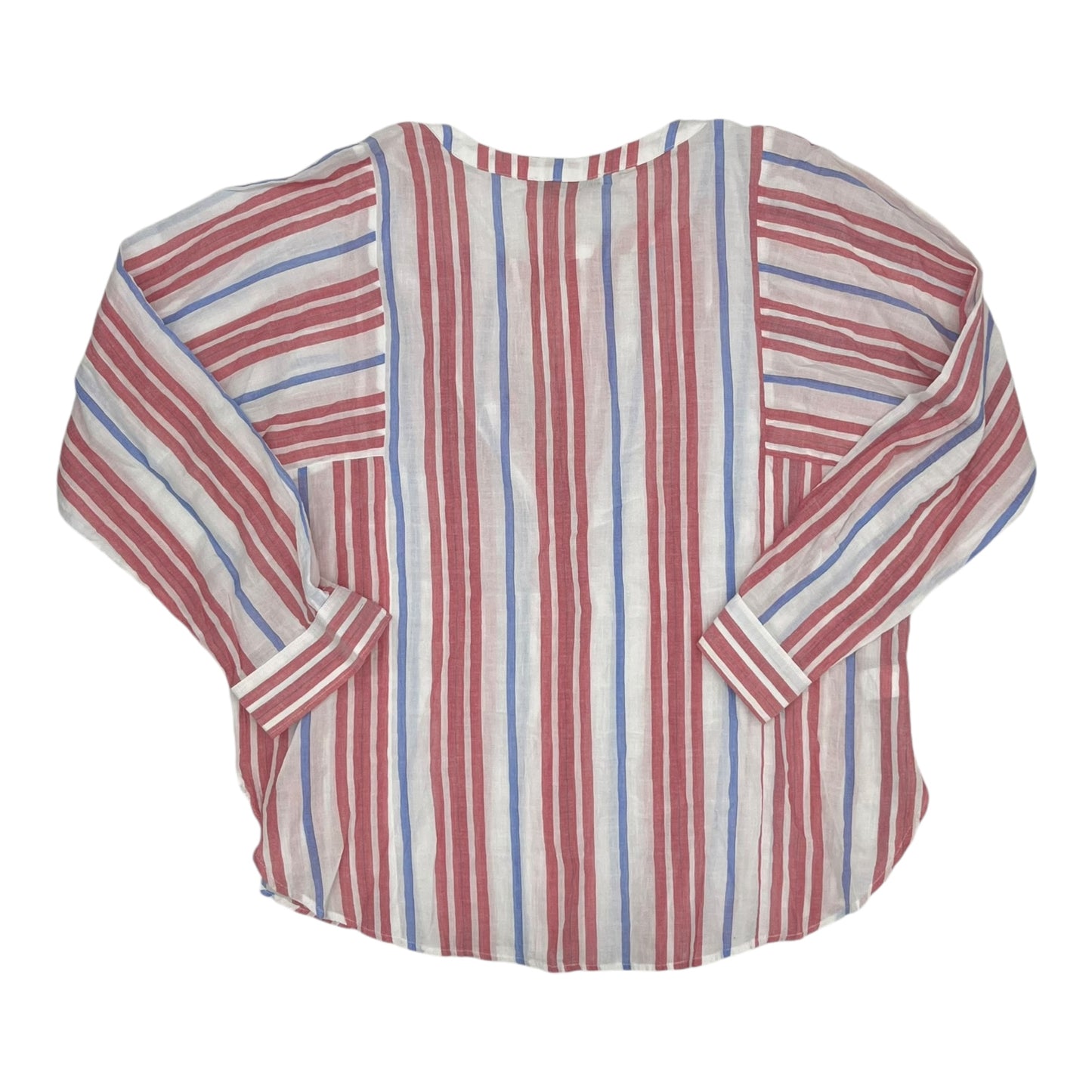 Top Ls By Loft In Blue Red & White, Size:M