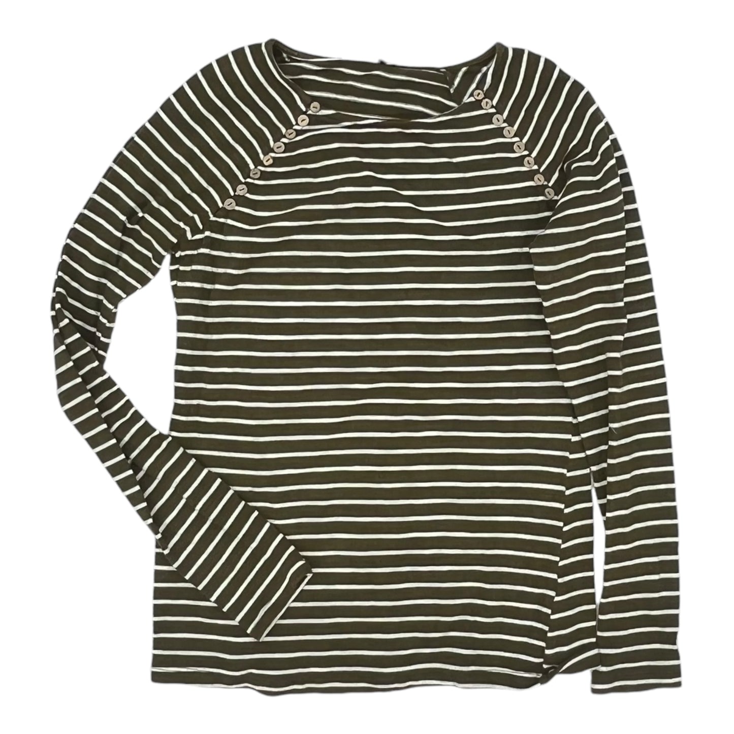 Top Ls By Doe & Rae In Green, Size:M