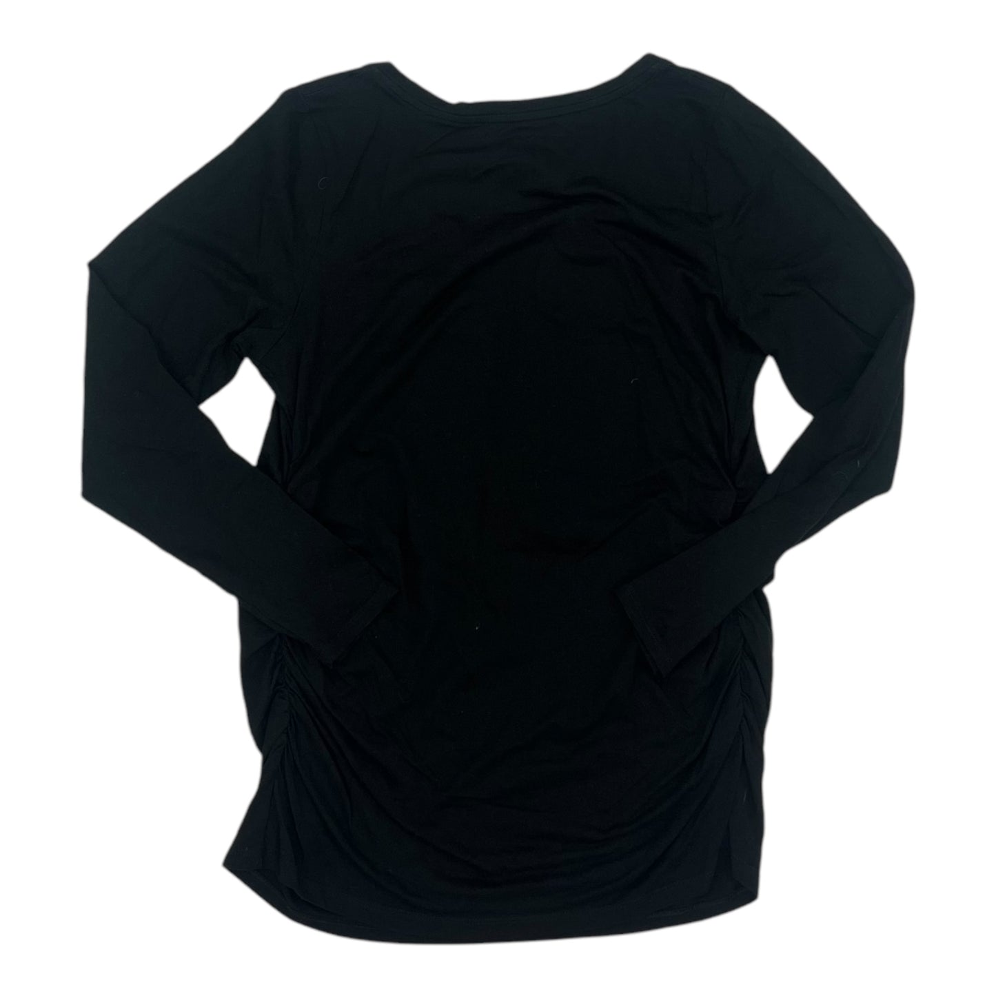 Mat Top Ls By Liz Lange Maternity In Black, Size:M