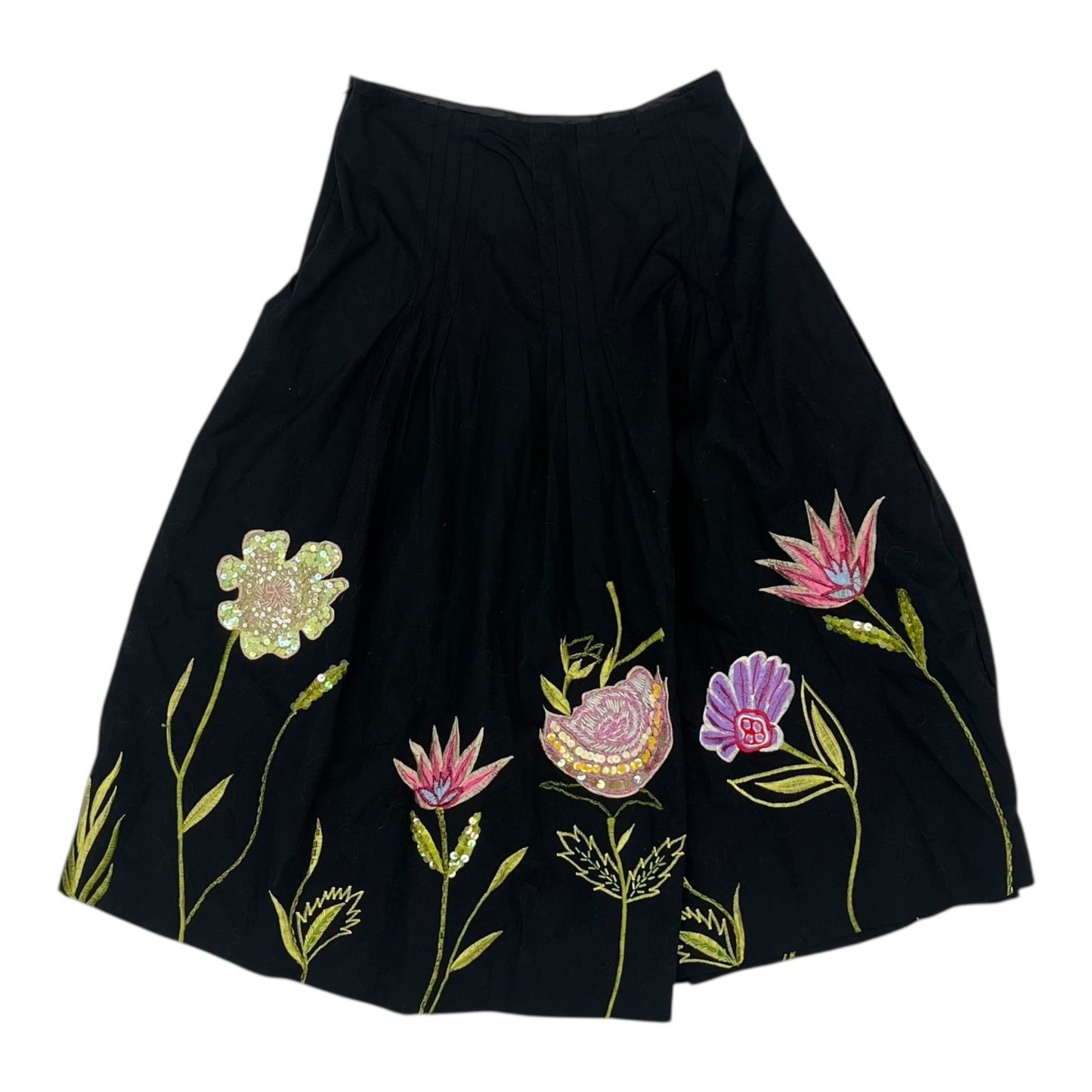 Skirt Midi By Clothes Mentor In Black, Size:2