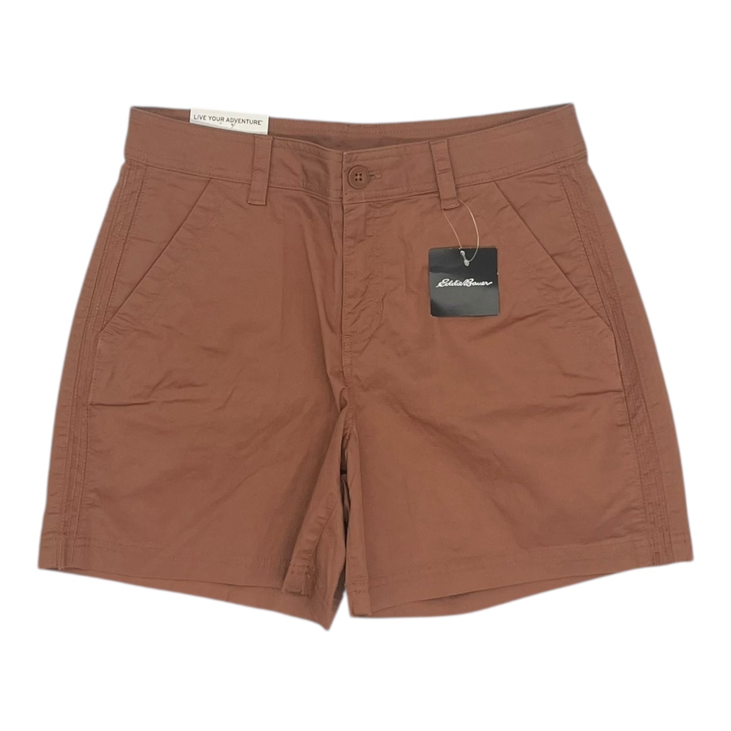 Shorts By Eddie Bauer In Brown, Size:4
