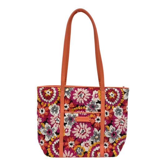 Handbag By Vera Bradley In Orange & Pink, Size:Medium