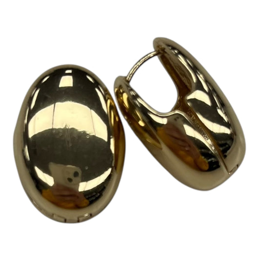 Earrings Hoop By Clothes Mentor In Gold