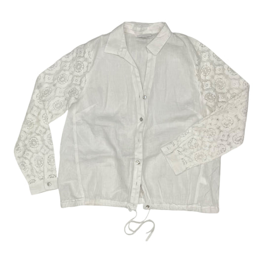 Blouse Ls By J. Jill In Cream, Size:S