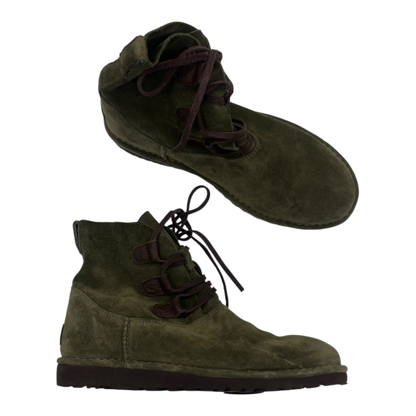 Boots Designer By Ugg In Green, Size:8