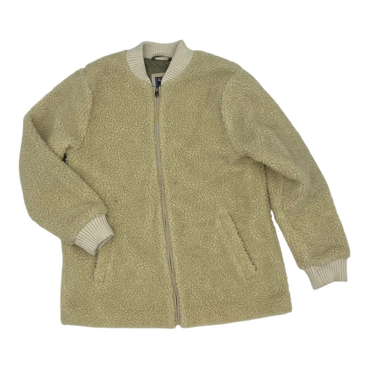 Jacket Faux Fur & Sherpa By Abercrombie And Fitch In Cream, Size:M