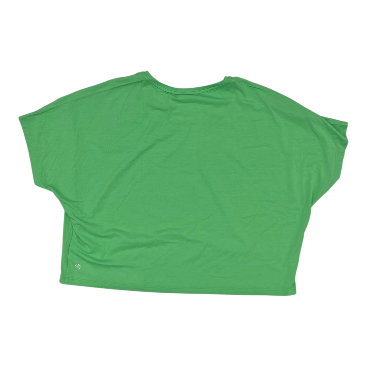 Athletic Top Ss By Athleta In Green, Size:M
