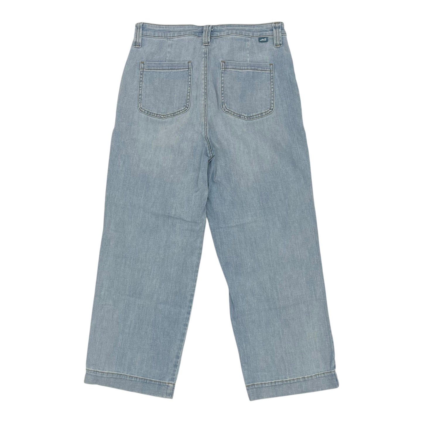 Jeans Wide Leg By Jag In Blue Denim, Size:8