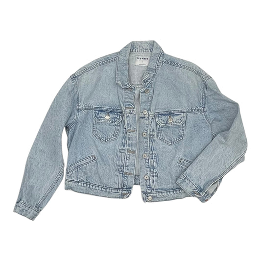Jacket Denim By Old Navy In Blue Denim, Size:L