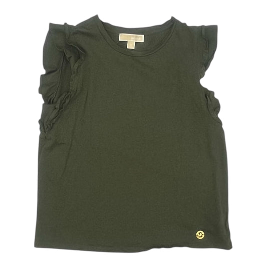 Top Ss Designer By Michael Kors In Green, Size:M