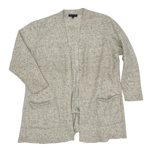 Sweater Cardigan By Love Ellie In Tan, Size:2X