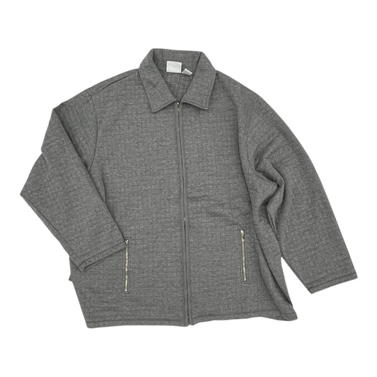 Jacket Fleece By Cst Sport In Grey, Size:4X