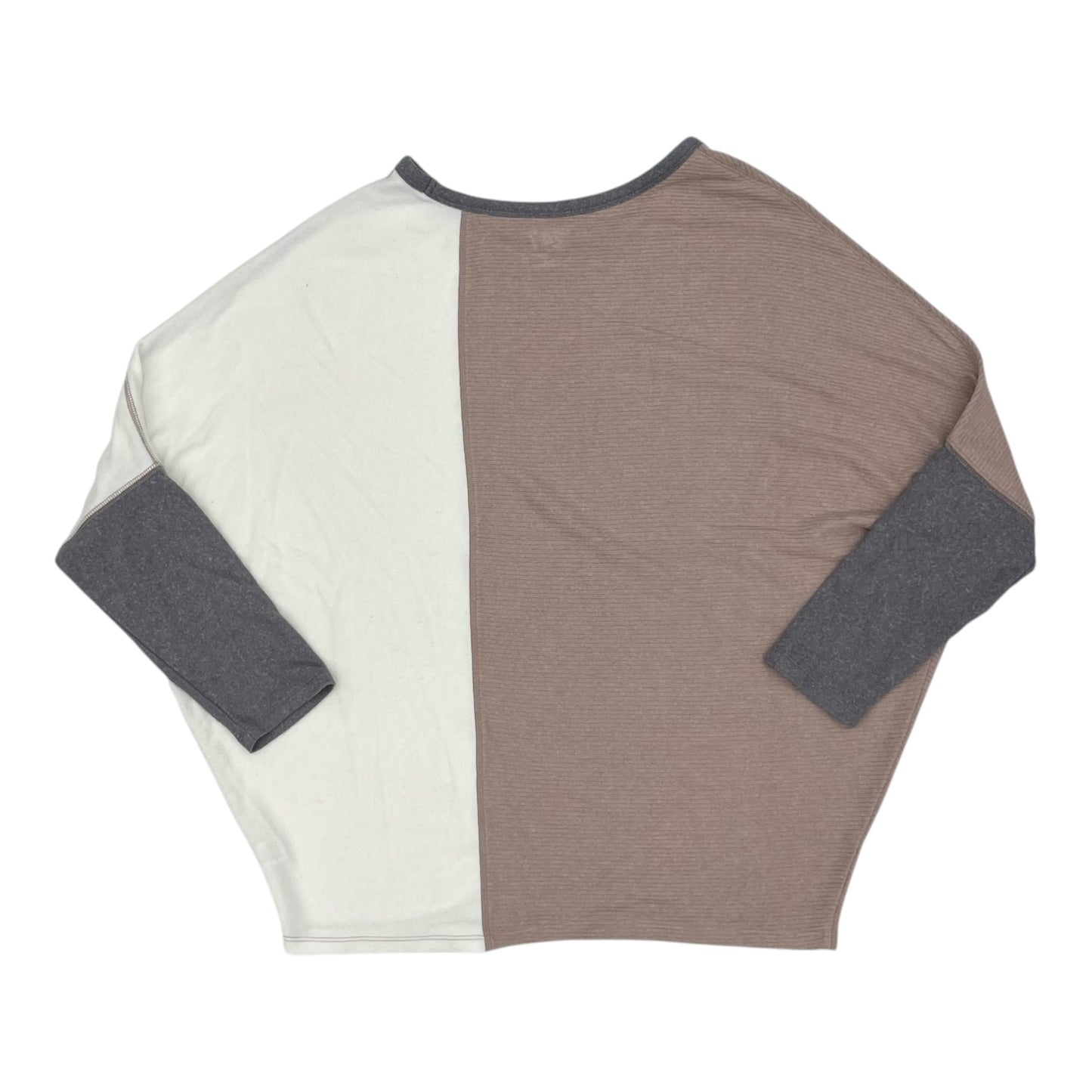 Top Ls By Maurices In Grey & Pink, Size:L