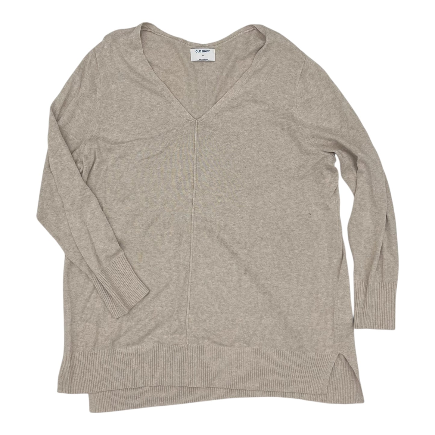 Sweater By Old Navy In Tan, Size:Xxl