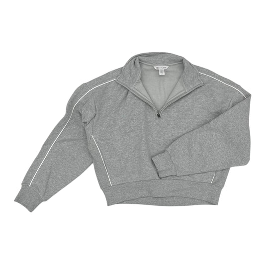 Athletic Sweatshirt Collar By Athleta In Grey, Size:S