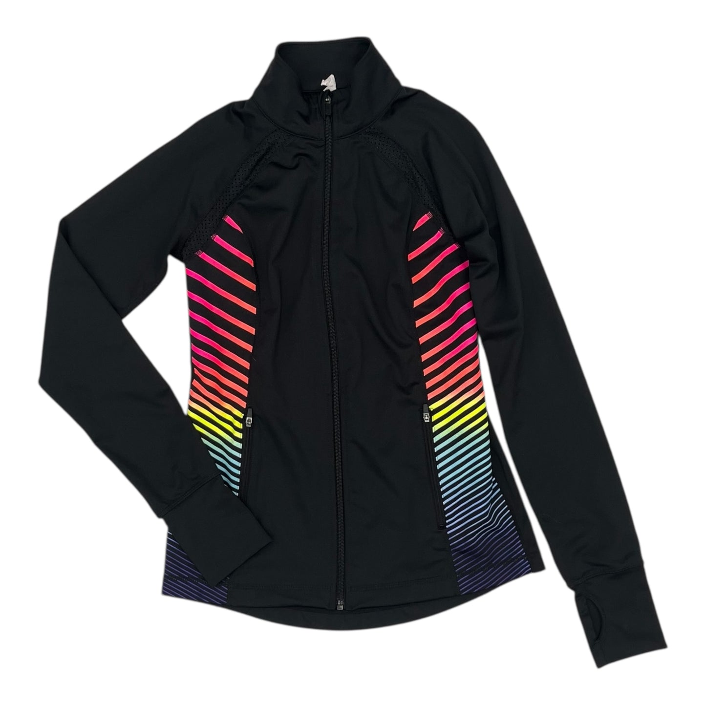 Athletic Jacket By Ideology In Black, Size:Xs