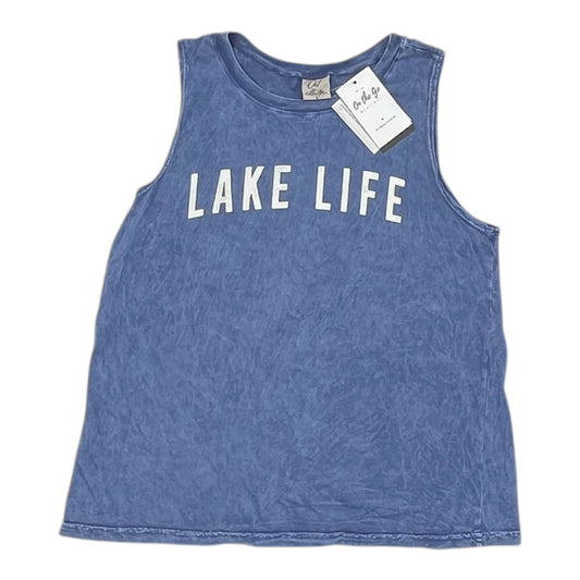 Tank Top By Clothes Mentor In Blue, Size:L