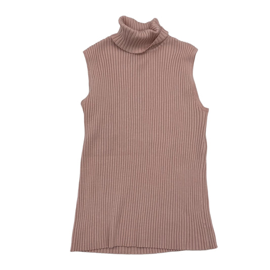 PINK VEST SWEATER by NEW YORK AND CO Size:L