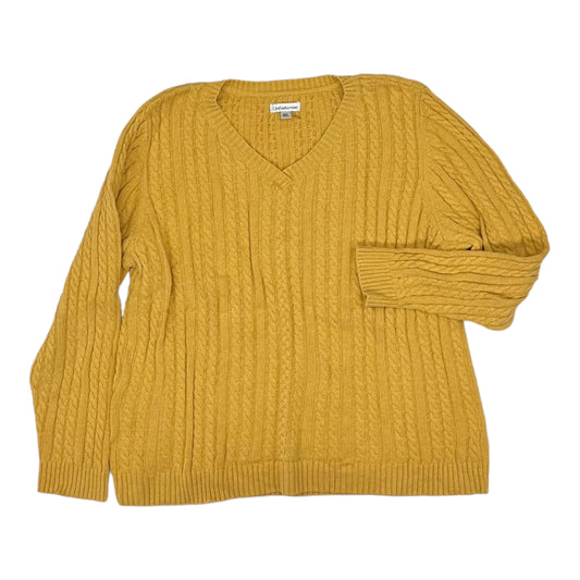 YELLOW SWEATER by CROFT AND BARROW Size:XXL