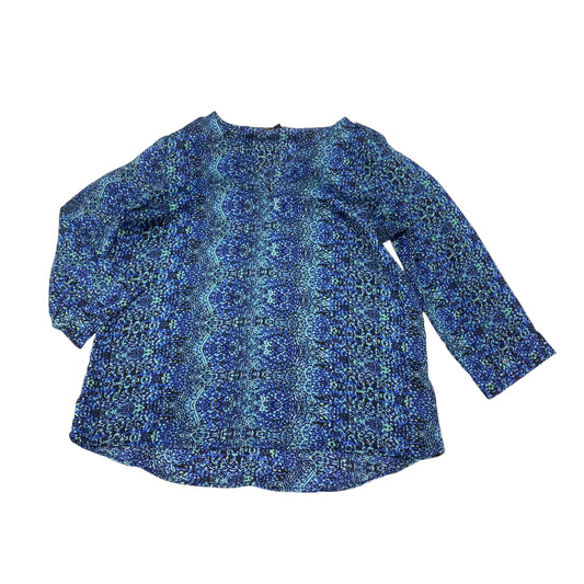 BLUE BLOUSE 3/4 SLEEVE by OUTBACK RED Size:M