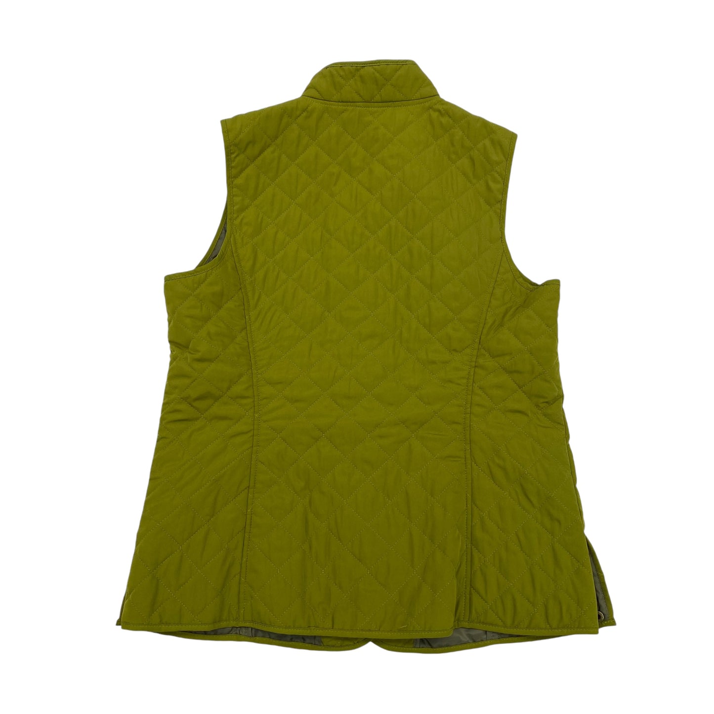 Vest Puffer & Quilted By J. Jill In Green, Size:S