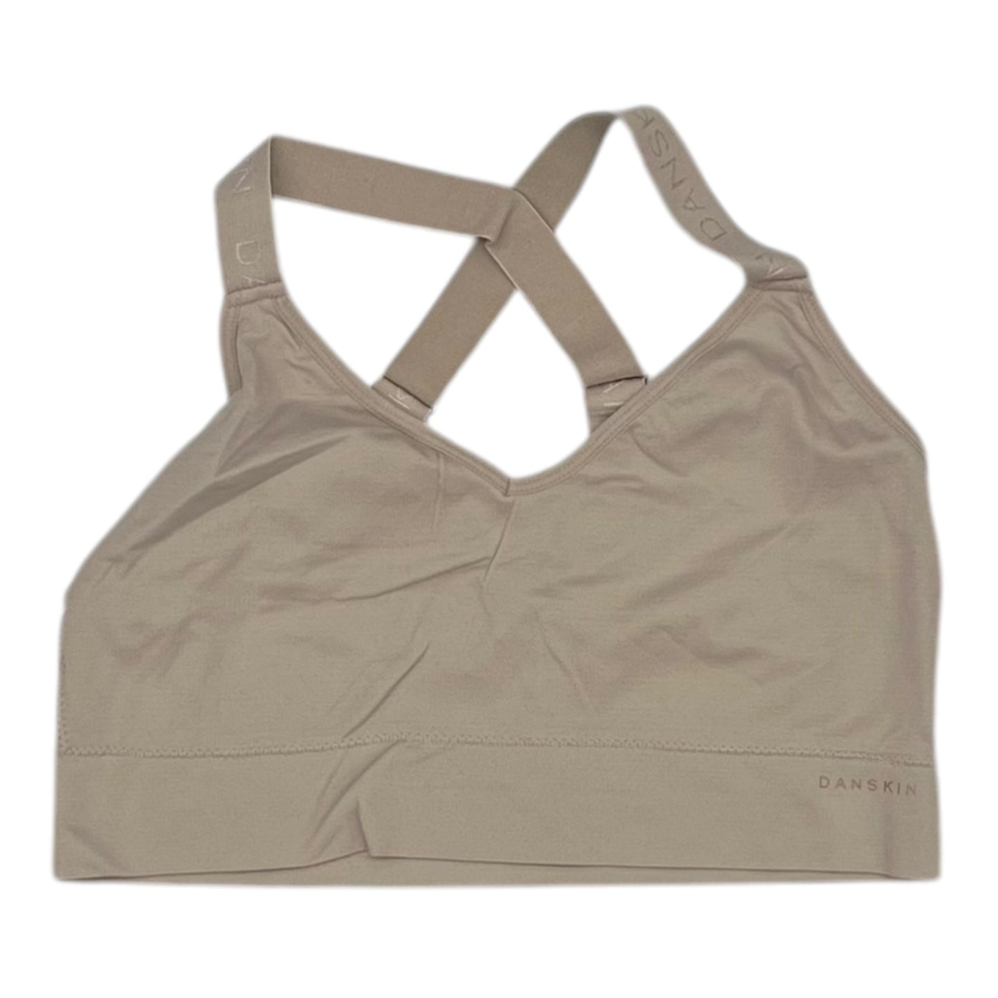 Bra By Danskin In Tan, Size:2X