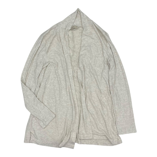 Cardigan By Loft In Cream, Size:L